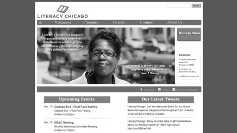 Portfolio image for Literacy Chicago